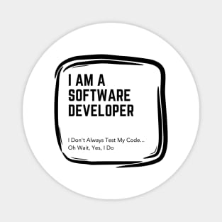 Proud Software Developer Tee - Embrace Expertise Magnet